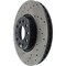 Centric Parts Sport Cross Drilled Brake Rotor, 128.33098R 128.33098R - alternate 5